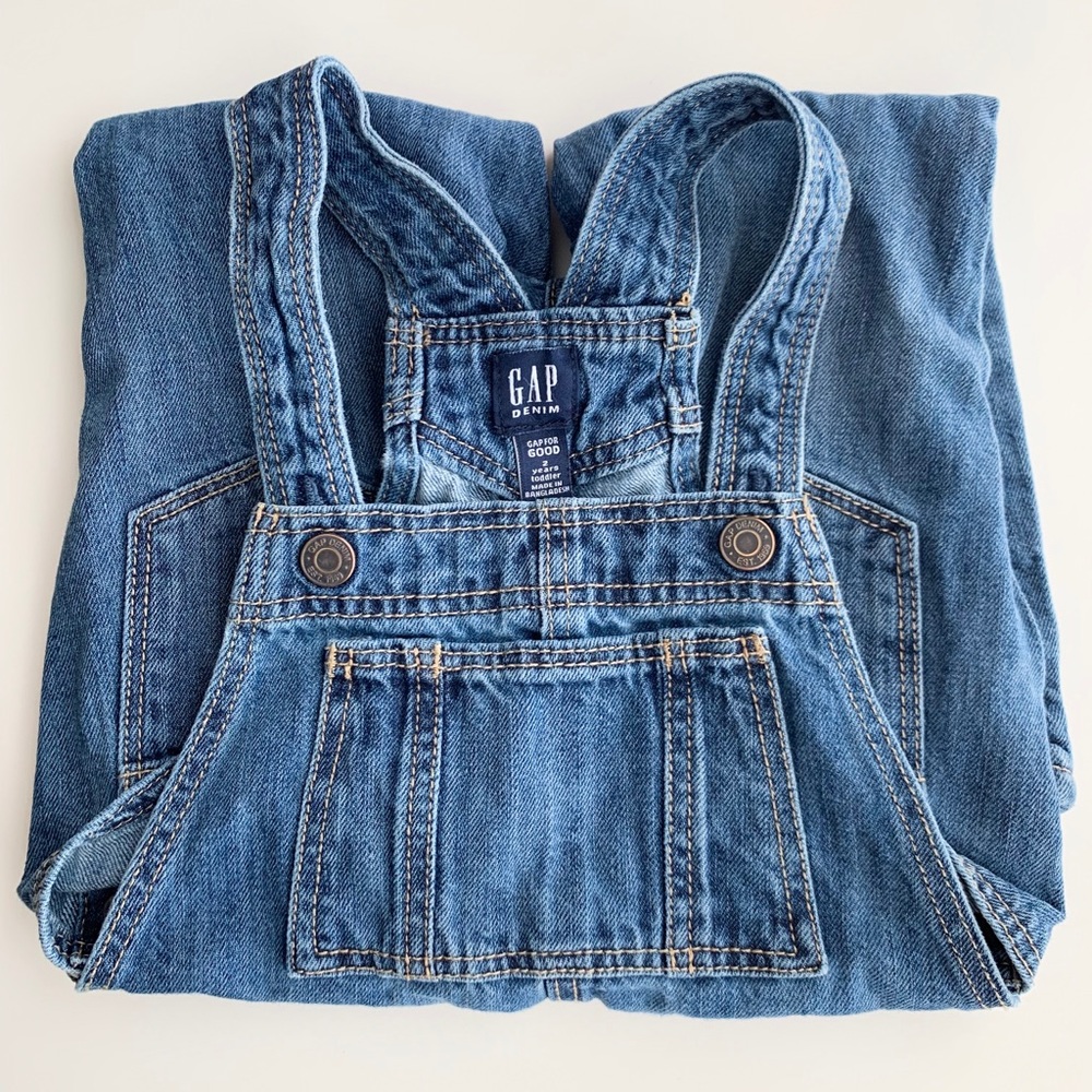 BABY GAP Girls Denim Pant Overalls